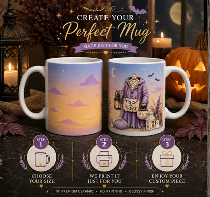 Witchy Scarecrow Halloween Mug