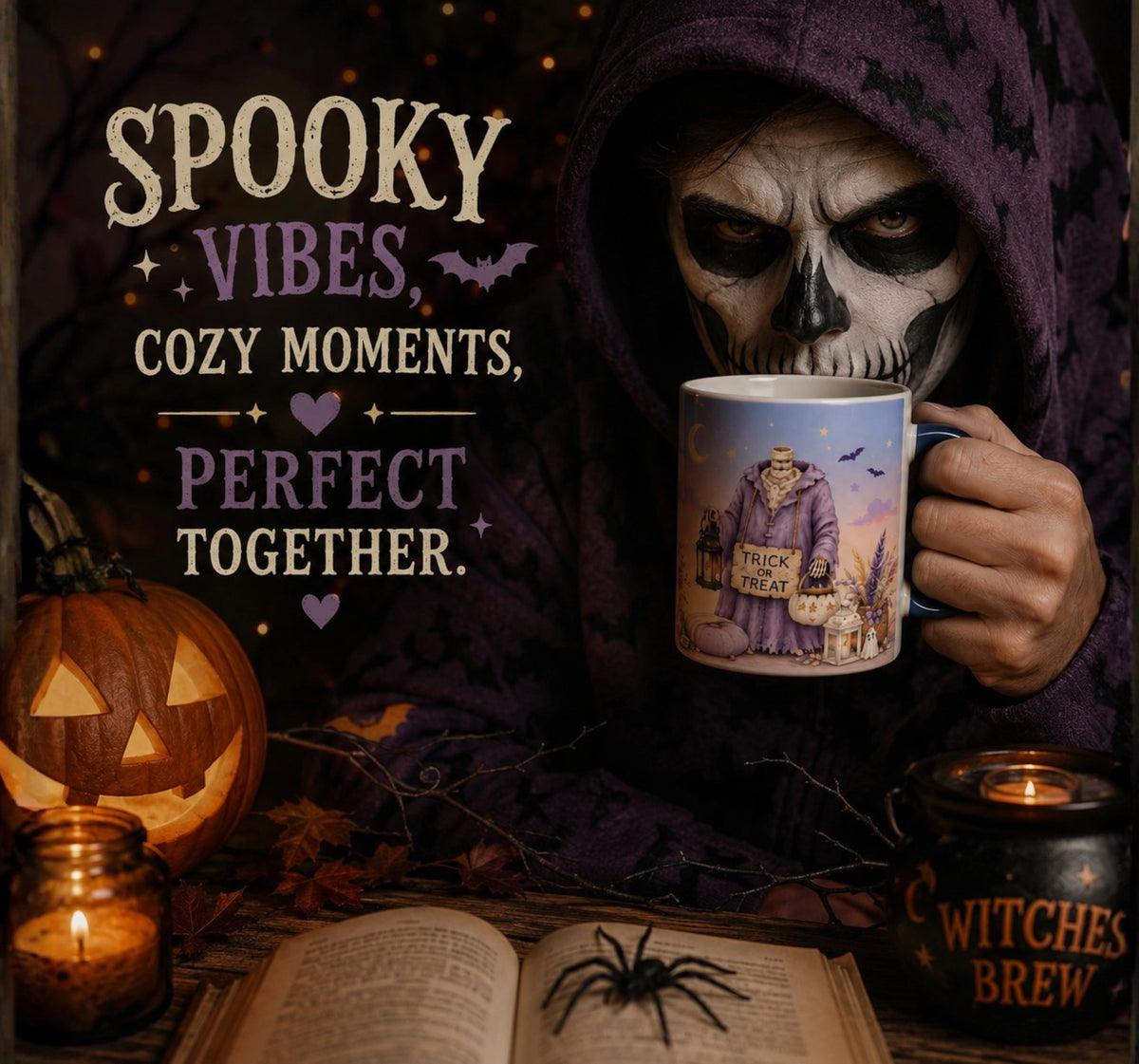 Witchy Scarecrow Halloween Mug
