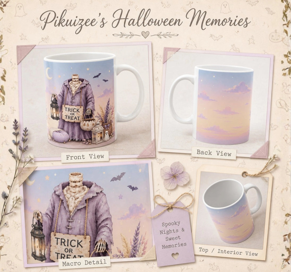 Witchy Scarecrow Halloween Mug